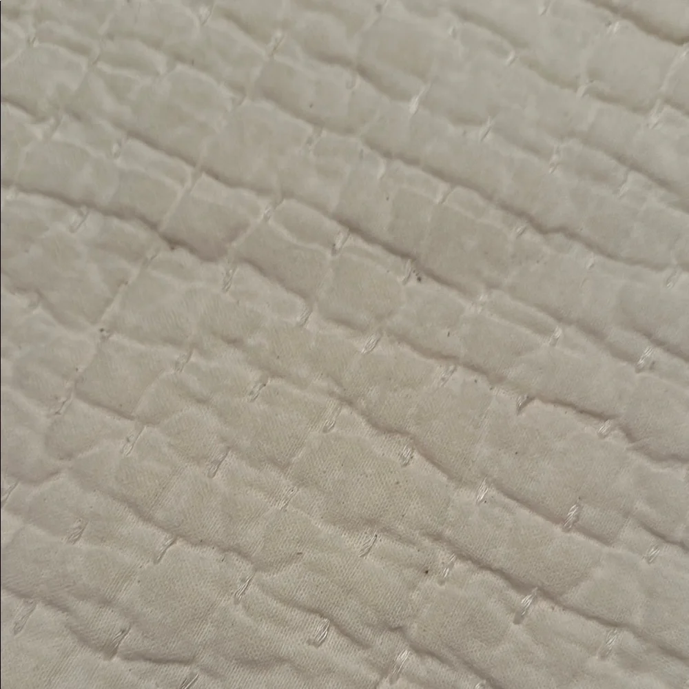 Pottery Barn Euro cream Textured Throw pillow SHAM